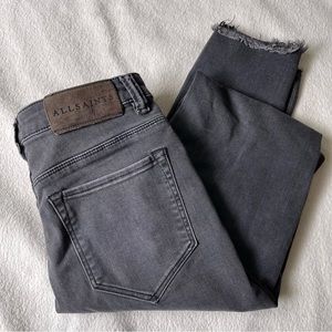 All Saints Stilt Soft Grey Washed Skinny Jeans 26-28